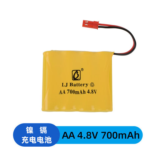 4.8V700mAhJST-2P镍镉电池组5号AA充电电池遥控电动玩具