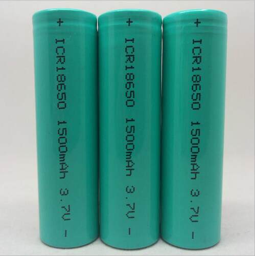 18650锂电池1500mAh毫安手电筒充电宝LED头灯喷雾器