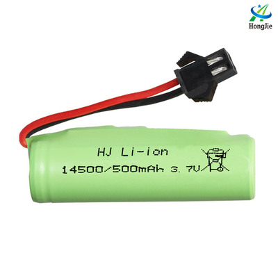 14500锂电池充电翻斗500mAh船模