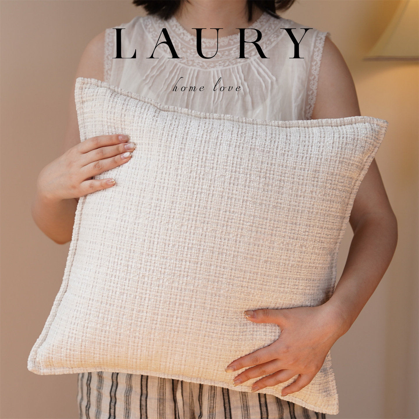 『侘寂风』轻奢沙发抱枕客厅沙发抱枕套不含芯办公室靠垫床头靠枕