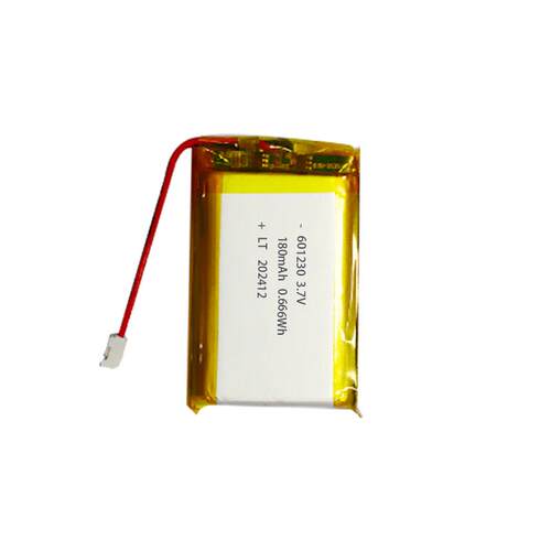 601230聚合物锂电池头皮上药器扫地机器人智能音响180mAh3.7V电芯