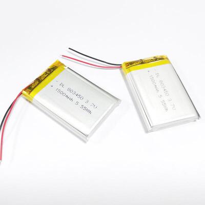 供应803450聚合物锂电池3.7V 1500mAh锂电池玩具家电锂电池厂家