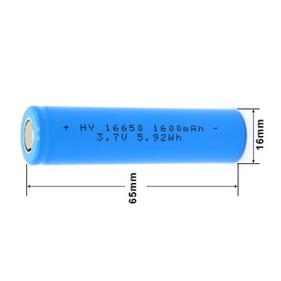 16650动力5C锂电池 1600mAh锂离子充电电池 用品16650电池
