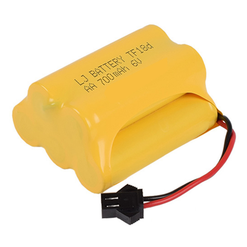 6v 700mAh T型 镍镉电池组5号AA充电电池遥控电动玩具大容量耐用