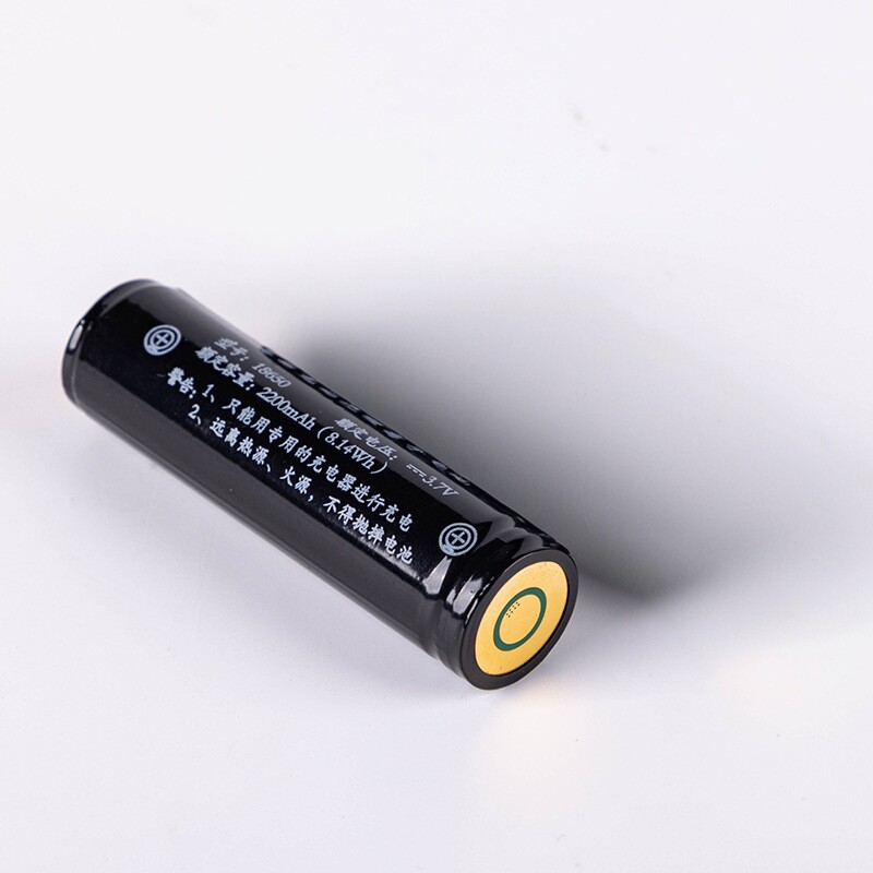 内正外负18650锂电池3.7V两端带保护 医疗器械光固化机手电筒电池