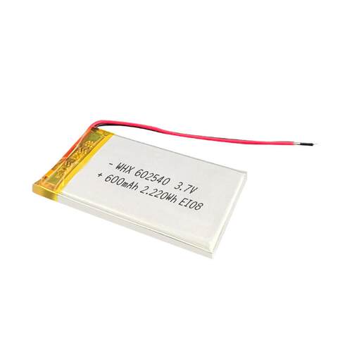 602540聚合物电池适用于头戴耳机蓝牙音箱电池仓600mah3.7V锂电池