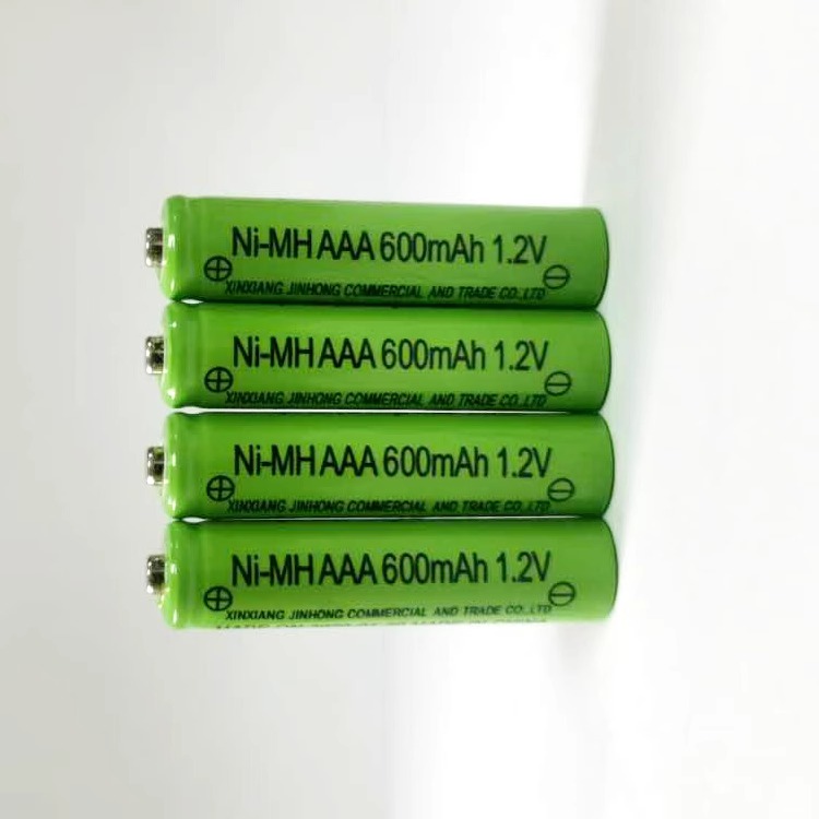 7号充电电池 镍氢 AAA600mah 1.2V 外贸爆款 7# 600 尖头 4节