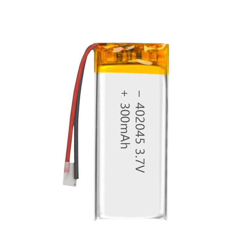 UN/KC认证3.7V聚合物电池300mAh 402045遥控车玩具灯具软包锂电芯