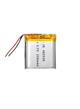 402530聚合物锂电池3.7v智能手表250mAh补光灯自拍杆遥控器充電池