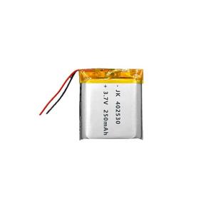 402530聚合物锂电池3.7v智能手表250mAh补光灯自拍杆遥控器充電池