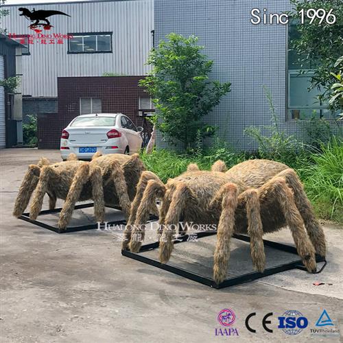 仿真昆虫机械电动手工贴毛狼蛛科技产物自贡源头厂家来图制