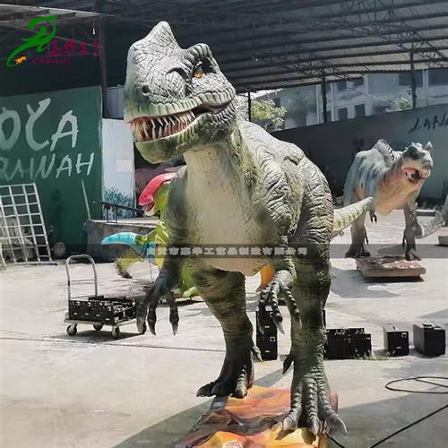 大号萌宠仿真单脊龙电动恐龙模型园林景区乐园租赁大型仿真恐龙