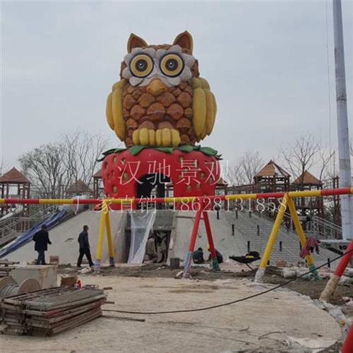 大型景观游乐园雕塑GRC项目景观卡通门头雕塑玻璃钢造型树形手工