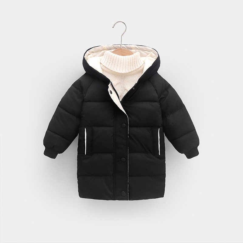 反季童装儿童棉服棉袄男女秋冬中长棉衣婴幼儿宝宝中小童连帽外套