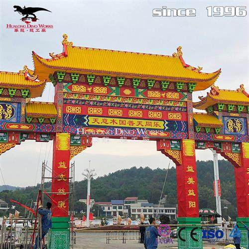 大宋不夜城彩灯宫灯北京故宫大门模型景区主题公园造景美陈互动