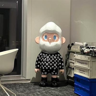 网红Farmerbob男朋友雕塑卡通公仔家里客厅卧室装饰品落地大摆件