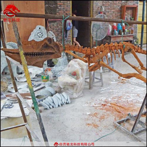 仿真翼龙雕塑室外防水恐龙模型制作大型机器感应动态机器恐龙公司