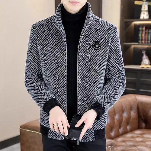 秋冬高端金貂绒外套男