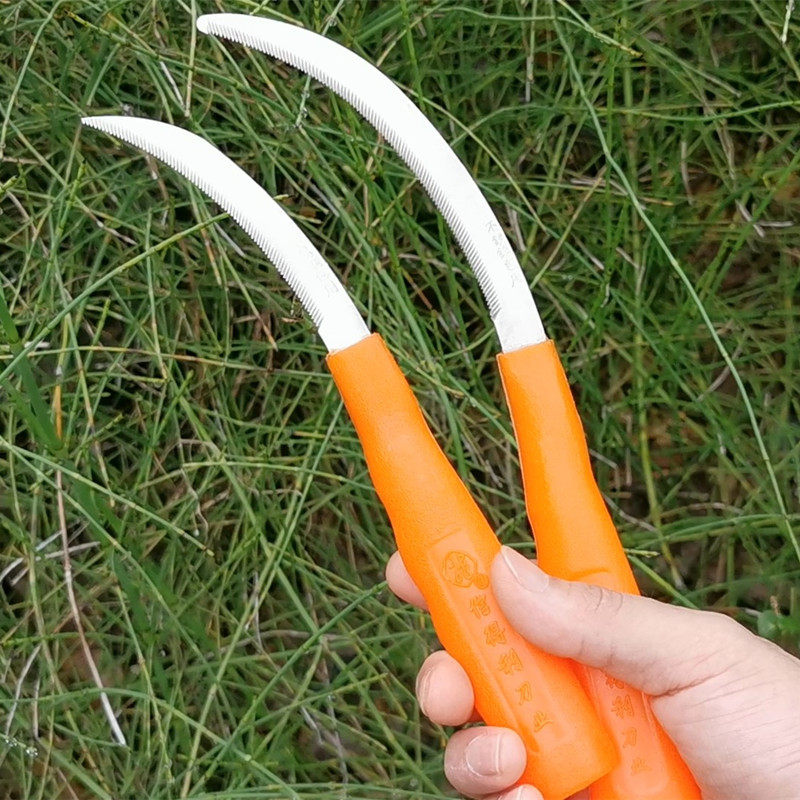 镰刀农用禾连刀信得利小镰刀割韭菜专用刀割菜镰刀不锈钢水草镰刀