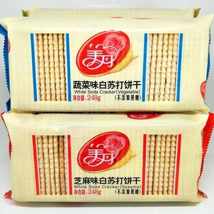 美丹苏打饼干大包248g