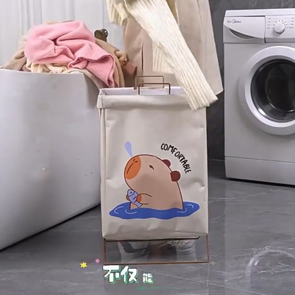 脏衣篓脏衣篮家用可折叠收纳筐宿舍带盖洗衣桶浴室放脏衣服高颜值