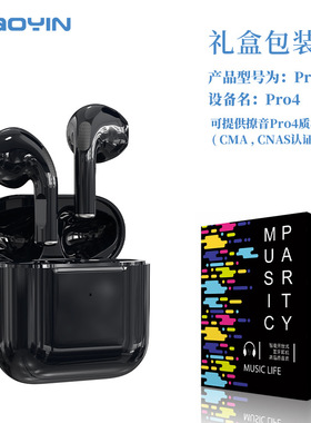 华强北四代TWS撩音2024新款Pro4高品质真无线蓝牙耳