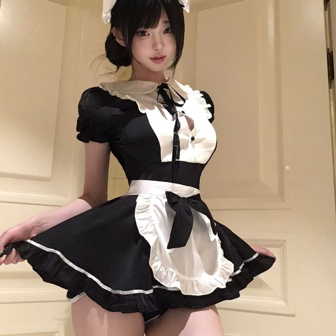 纯欲女仆围裙战袍制服套装