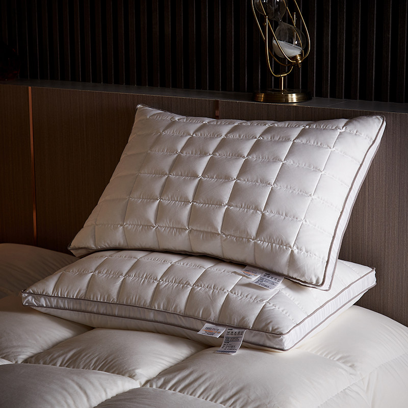 羽绒枕白鹅绒枕头枕芯护颈椎助睡眠成人家用整头五星级酒店专用,床上用品,枕头/枕芯,淘宝优惠券,粉丝福利购,淘宝优惠卷