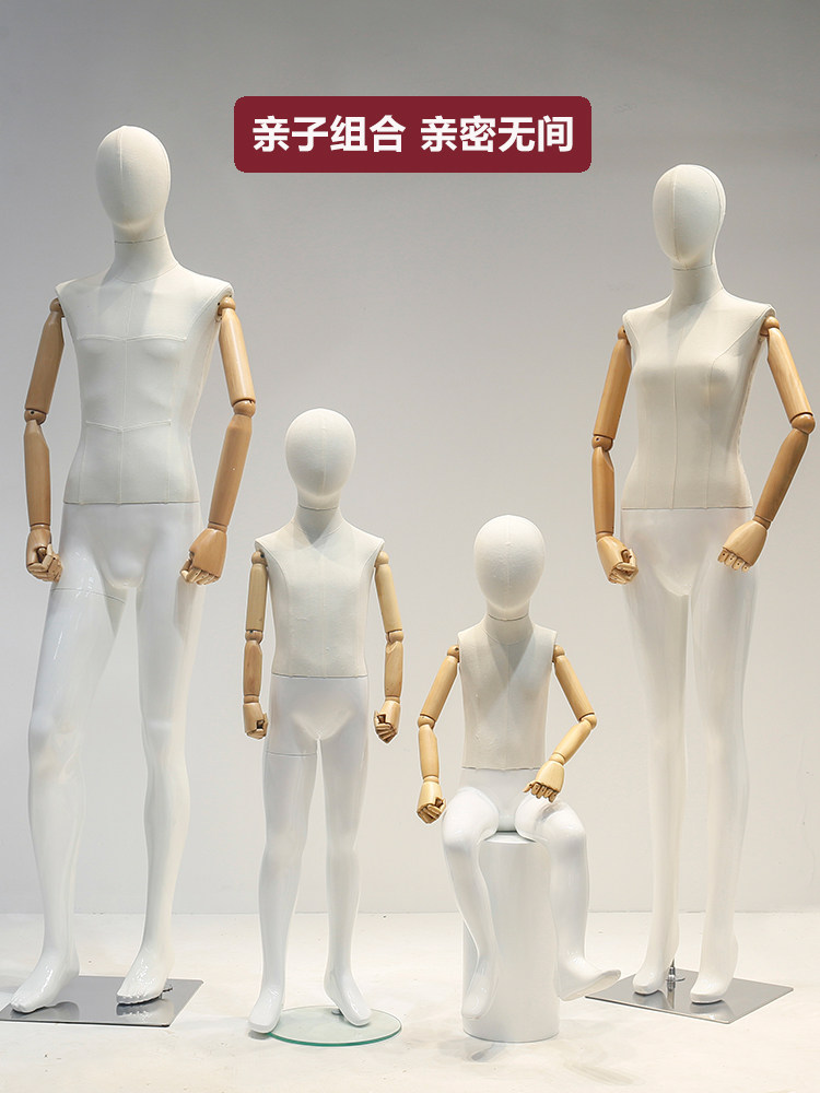 儿童模特展示架童装服装男女童装店橱窗陈列道具假人偶台小孩全身