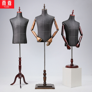 服装店模特道具男士全身人台半身西装礼服橱窗假人体模特展示衣架