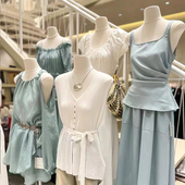 店模特展示架 橱窗服装 十三行原版 扁身平胸半全身人偶模特道具女装