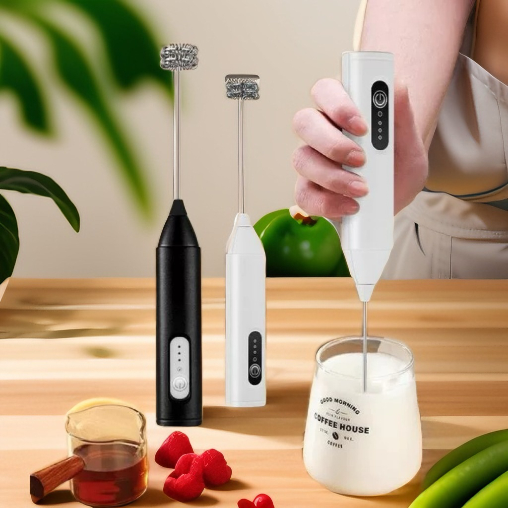 咖啡打泡器电动小型打奶泡器迷你奶泡机牛奶搅拌器手持无线打发器