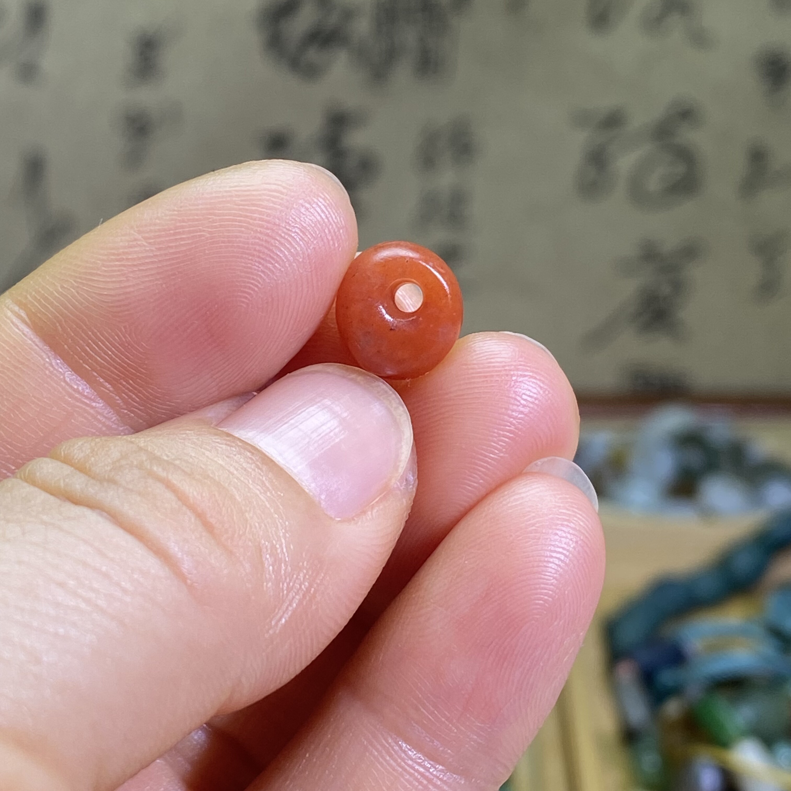 南红玛瑙随型珠子配饰复古风老光工艺藏式多宝手编绳手链手串配珠