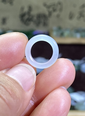 和田玉白玉籽料卡10随型跑环古风玉环锁骨链项链挂饰文玩珠串跑圈