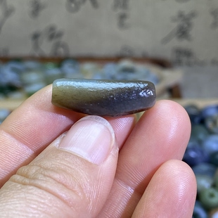 和田玉糖玉籽料随型勒子桶珠配饰古风老光工艺藏式手编绳手链配珠