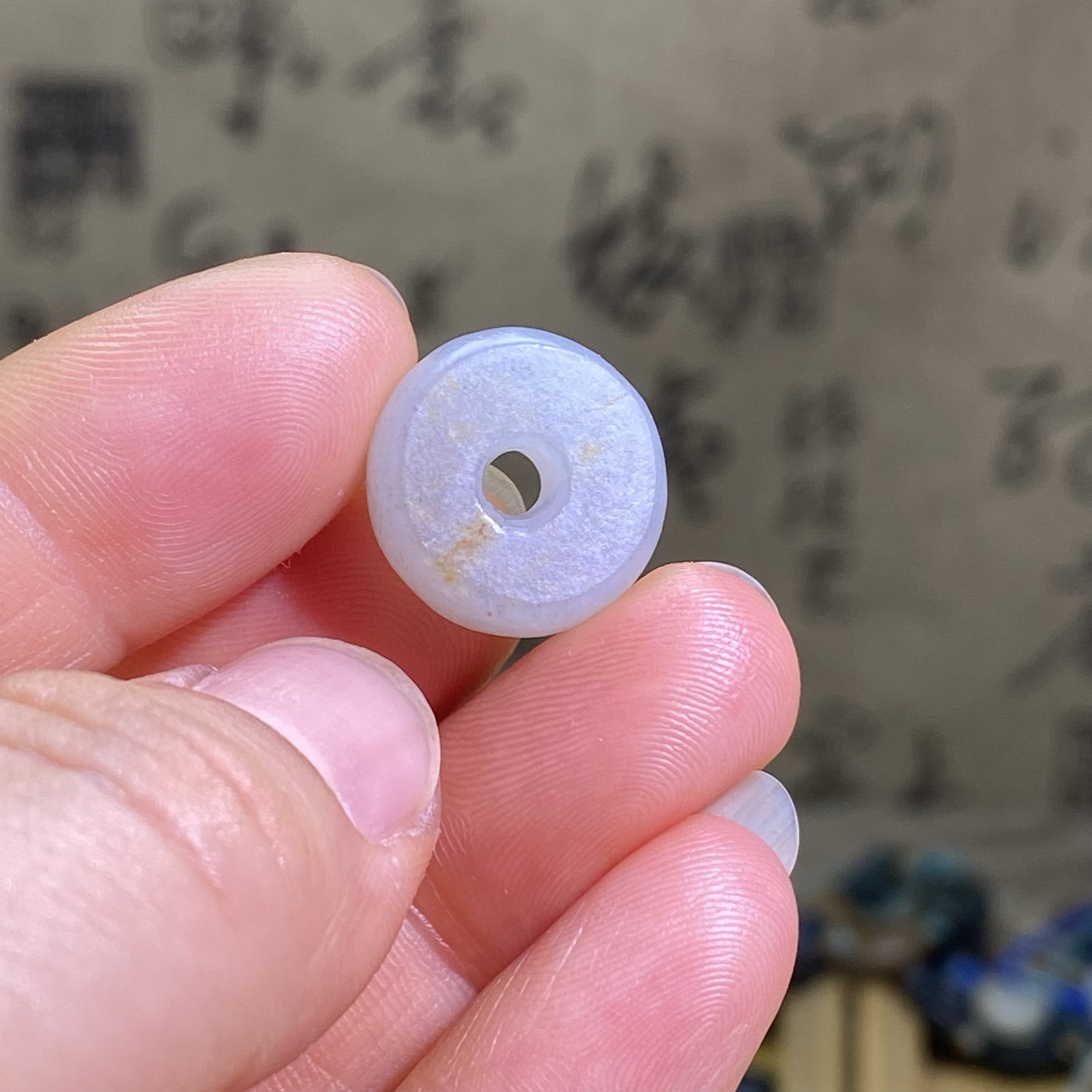 和田玉籽料洒金皮满皮随型扣子配饰老光工艺复古风藏式手编绳配珠