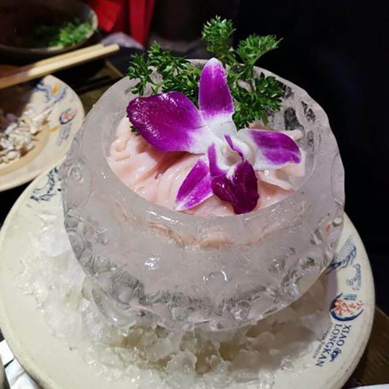 冰碗模具冷面做冰块的空心冰网红刺身摆盘冰雕冰柱模型磨具小型