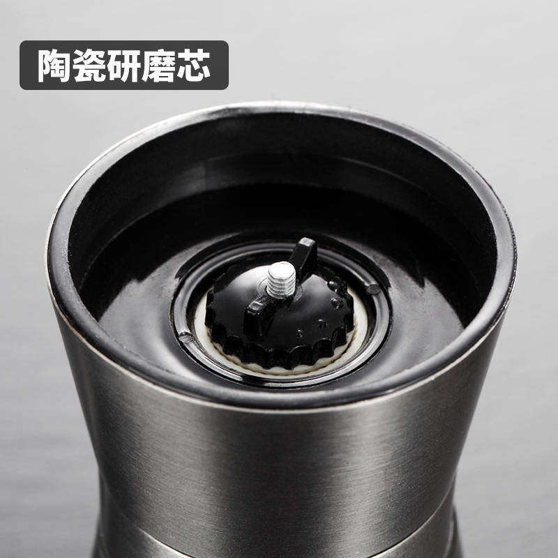 家用磨粉机超细手动干磨碎黑芝麻花椒胡椒芝麻小型研磨器现磨