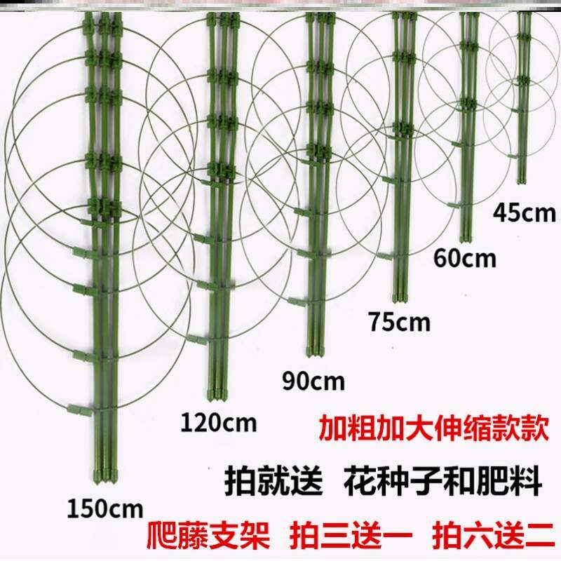 塑料管支撑简易搭架绿植客厅盆栽爬藤花架铁阳台瓜架铁线莲铁杆