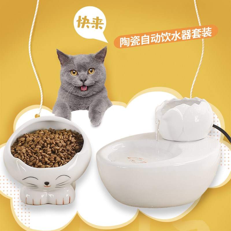 斯芬克斯猫用品猫咪活水饮水器猫用品实用动物饮水2020喝水器