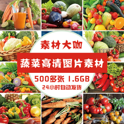 素材大咖 蔬菜高清图片PS设计素材图库 果蔬食材摄影图片