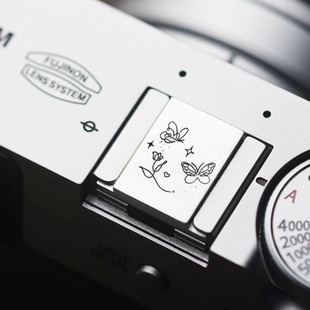 XT50 XT30 X100VI XT4 xm5热靴快门按钮键帽 XT5 适用富士GFX100S