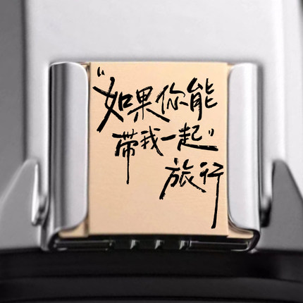 【来图定制】适用富士/佳能/尼康/索尼相机黄铜铝合金热靴盖diy