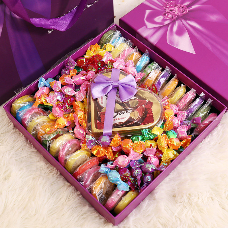 圣诞节糖果礼盒装可爱零食切片棒棒糖网红生日礼物送女友老师德芙|ruв категории закуски/орехи/специальность, конфеты/желе/пудинг, конфеты - от Buy2taobao.com для оказания профессиональной услуги покупки агента Taobao