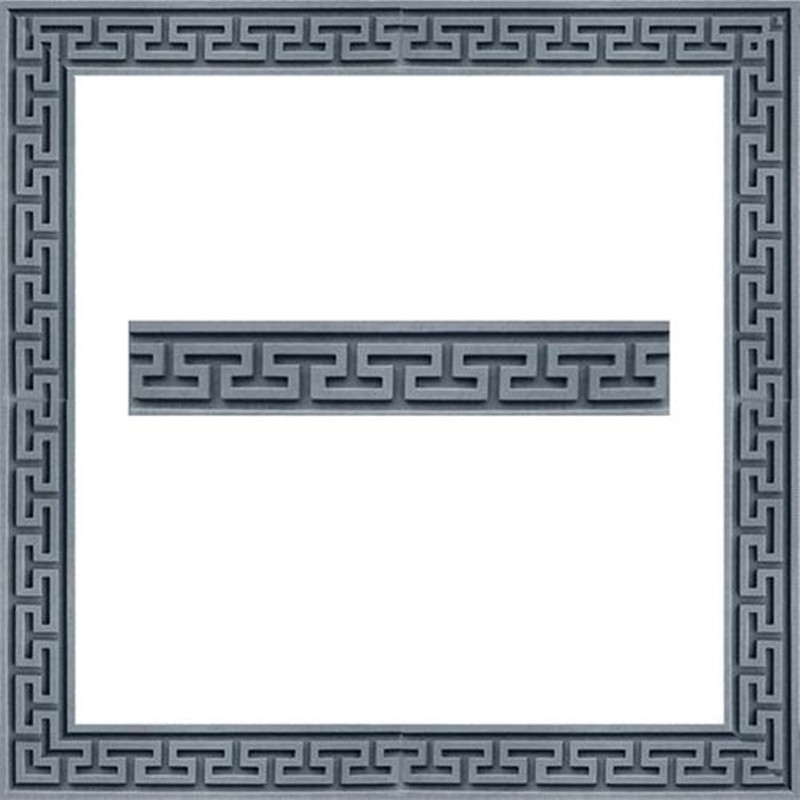 中式回纹线砖雕线条仿古砖雕中式回字纹万字纹福寿线蝙蝠线条腰线