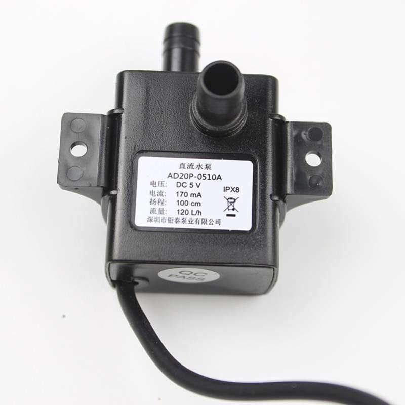 鱼缸usb水泵无电太阳能用潜水泵小型微马达循环假山流水过滤器用