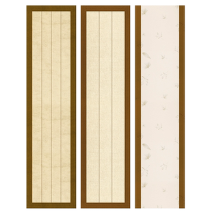 吉颖斋四尺对开宣纸书法专用纸枫叶三条屏四条屏复古做旧仿麻纹宣纸半生半熟毛笔字书法作品纸行草小楷专用纸