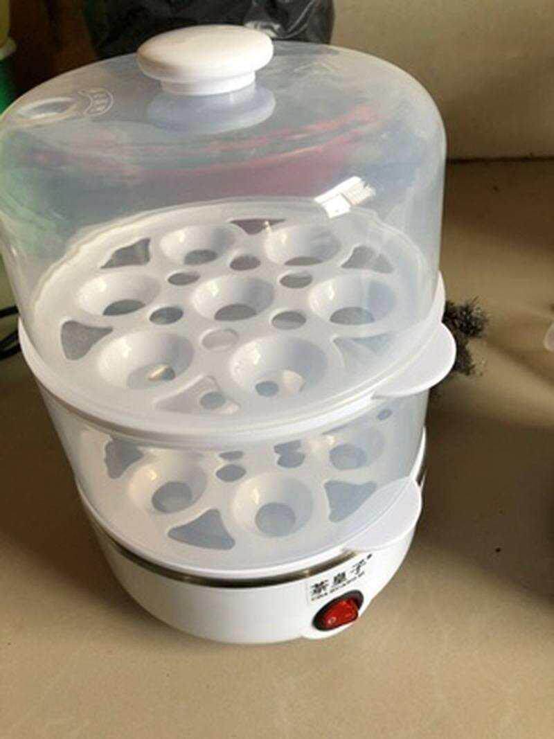 小型蒸蛋器双层煮蛋器多功能迷你煮鸡蛋羹机自动断电家用1人-2人3