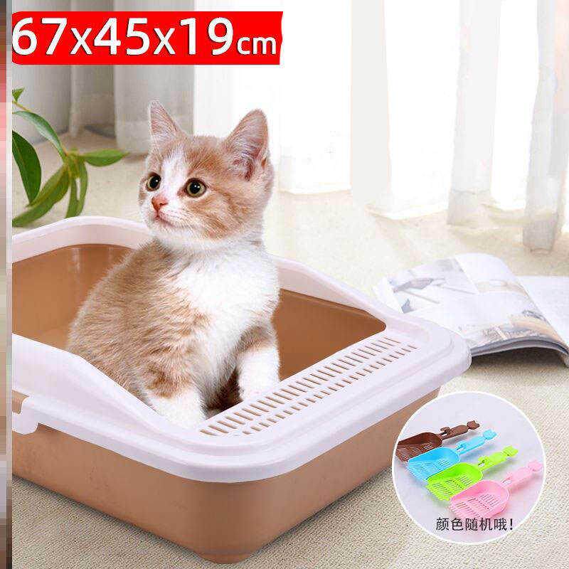 矮脚猫专用猫砂盆超大号特大号30斤40斤50斤隔臭加大肥猫猫咪厕所