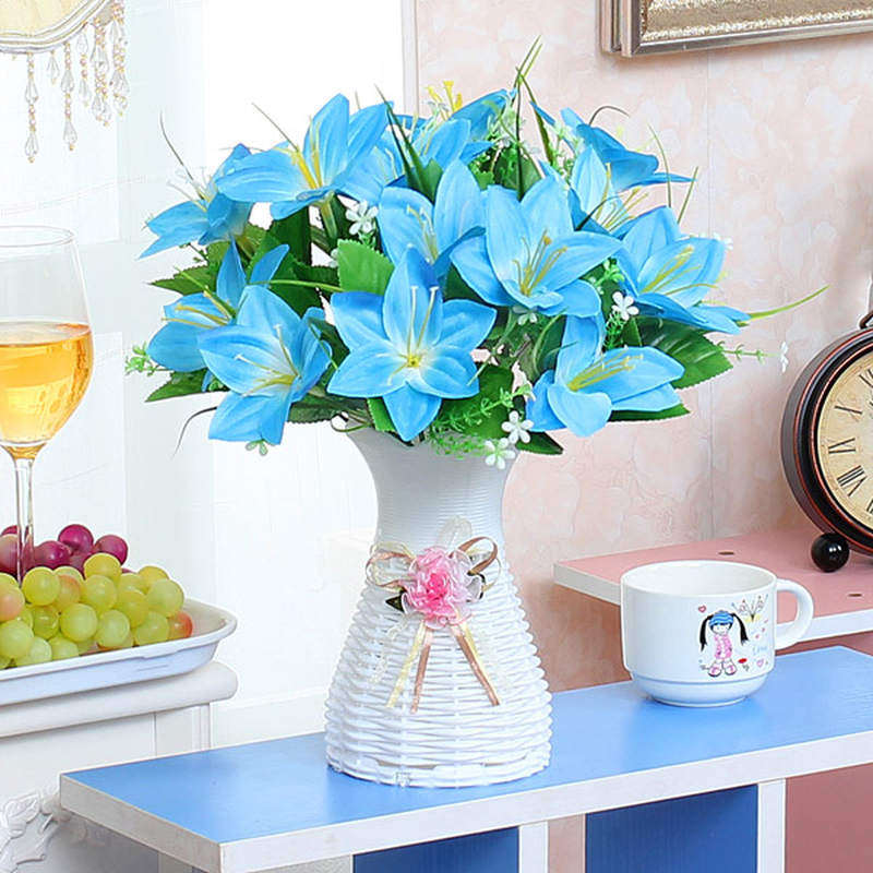 复古桌花假花摆件小型饰品桌面花篮茶几大号盆栽办公桌中式迷你家